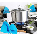 Heat Resistant Silicone Oven Mitts & Pot Holders | 230°C Protection | Magnetic