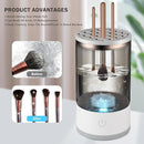Electric Makeup Brush Cleaner & Dryer Machine | One-Button Operation | Fast Clean